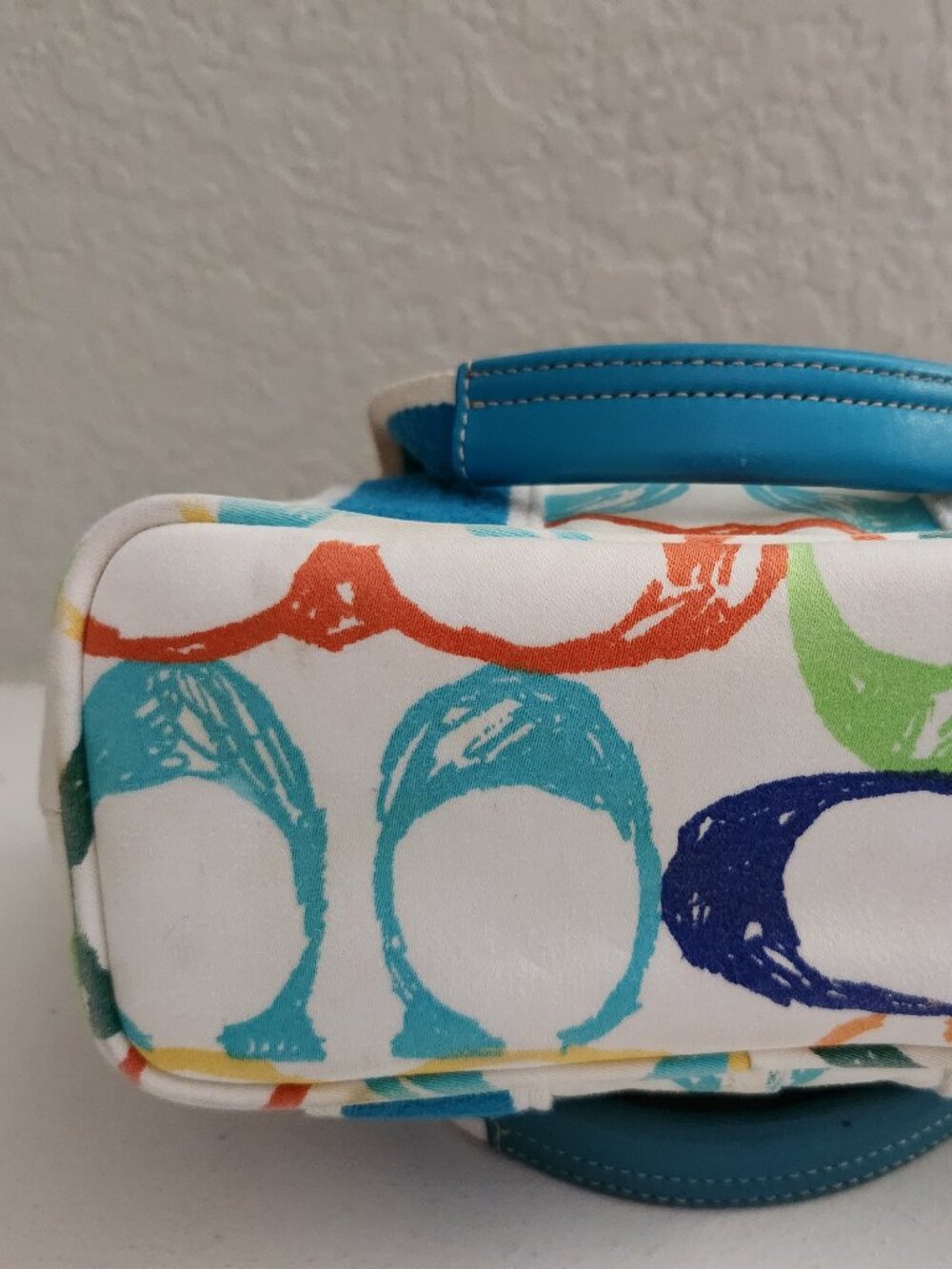 Coach Scribble Signature C's Mini Tote Bag - Picture 6 of 14